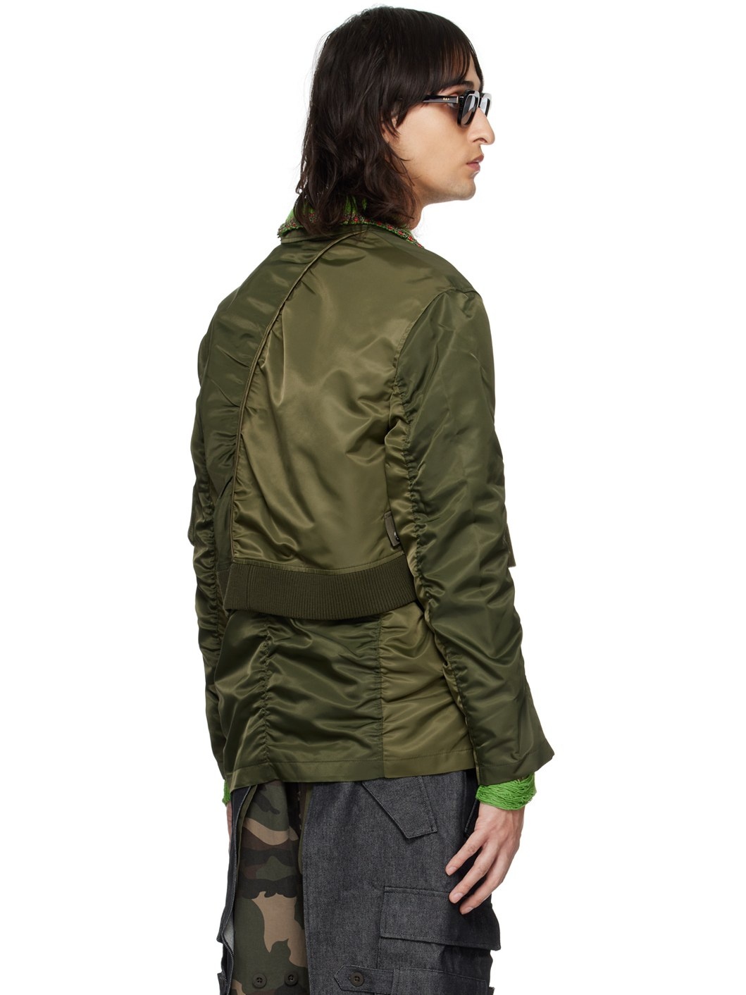 Khaki Flight Blazer - 3