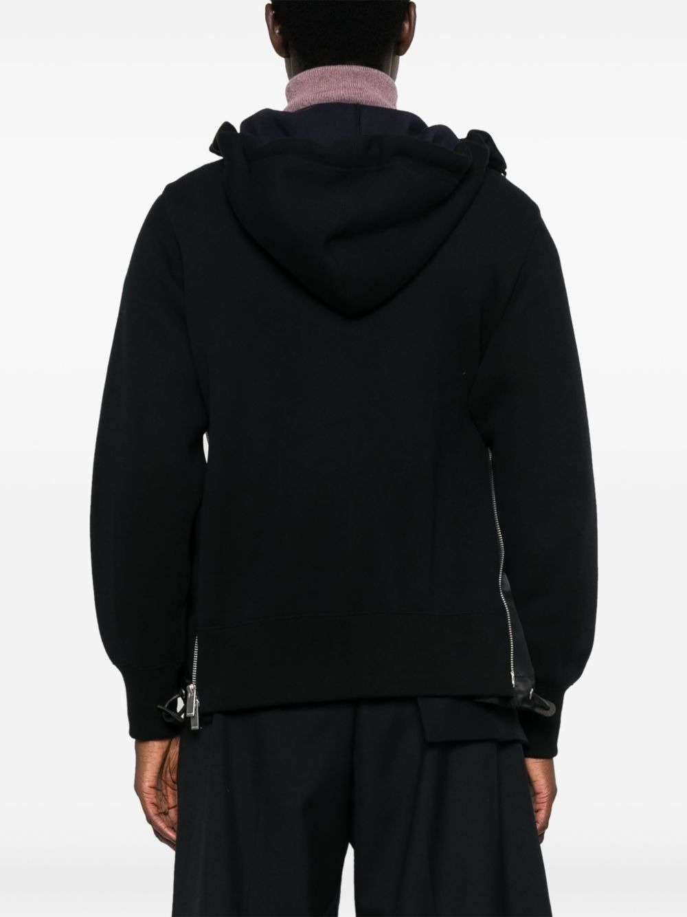 Sacai Women Cotton And Nylon Hoodie - 3