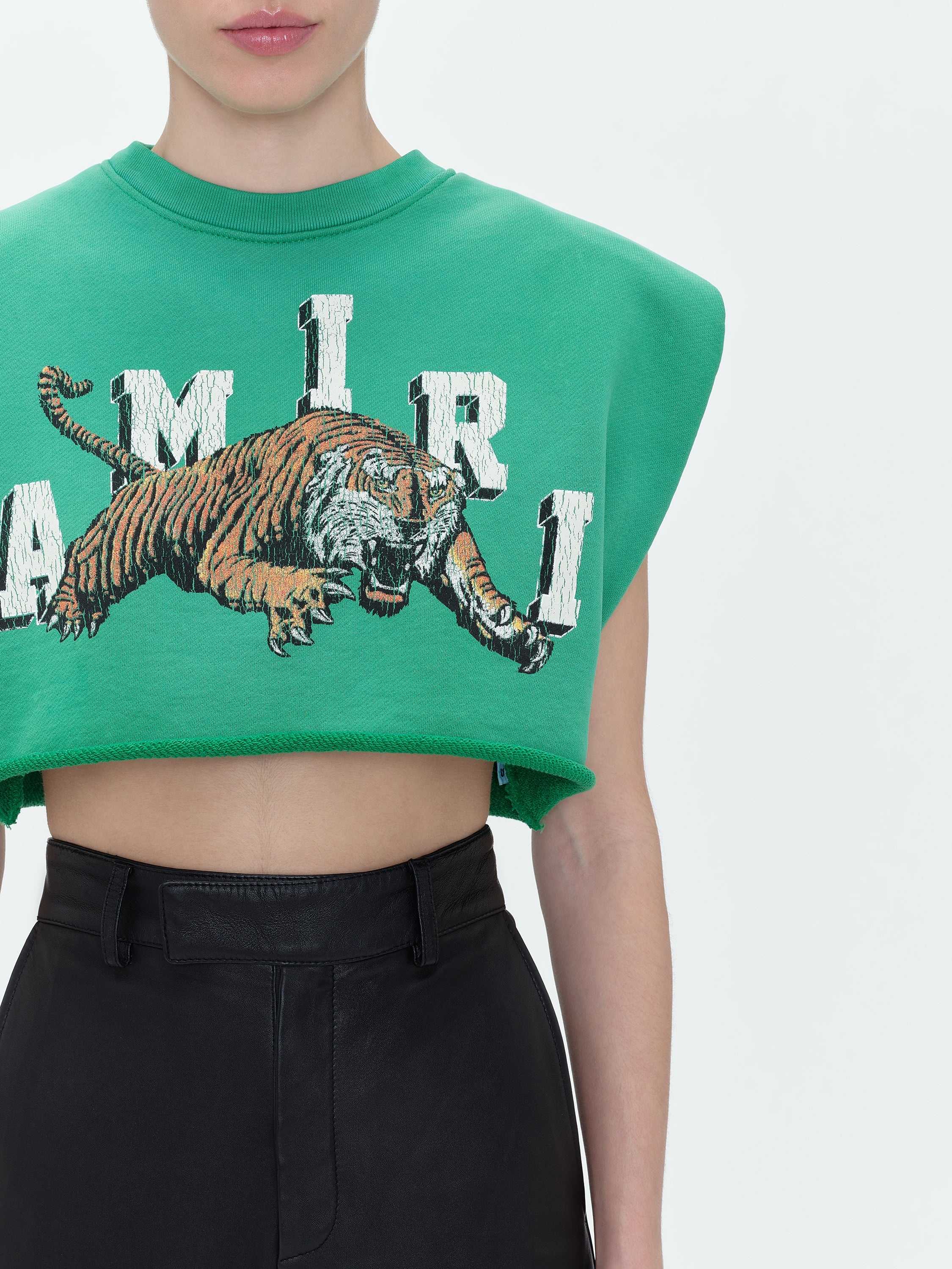 CROPPED TIGER TEE - 5