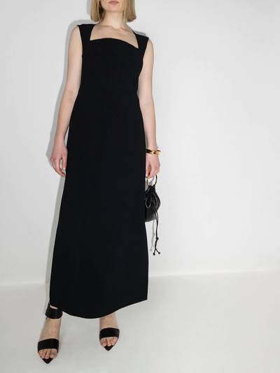 Bottega Veneta square-neck long dress outlook