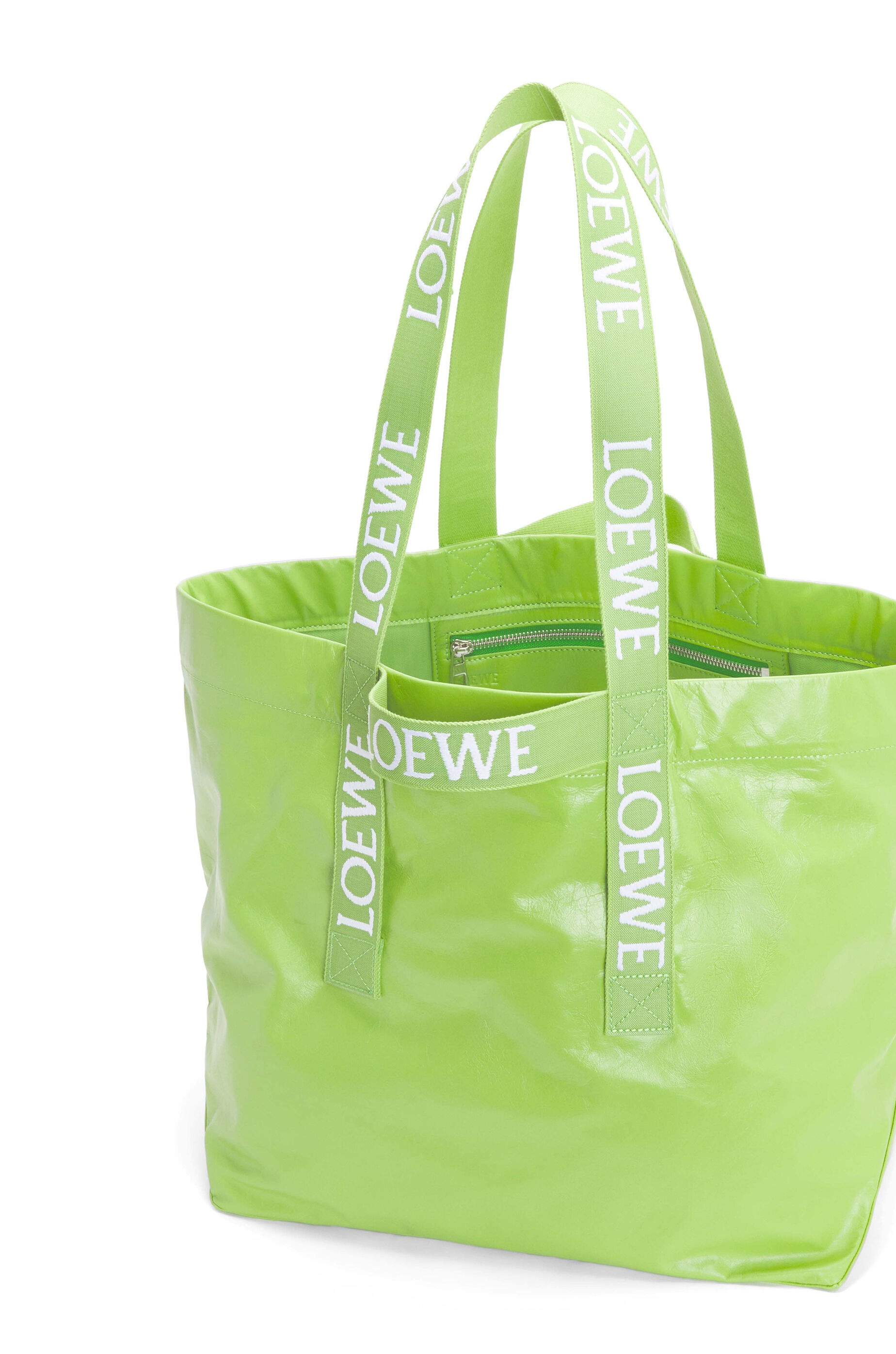 Loewe Men's Distressed Leather Tote Bag