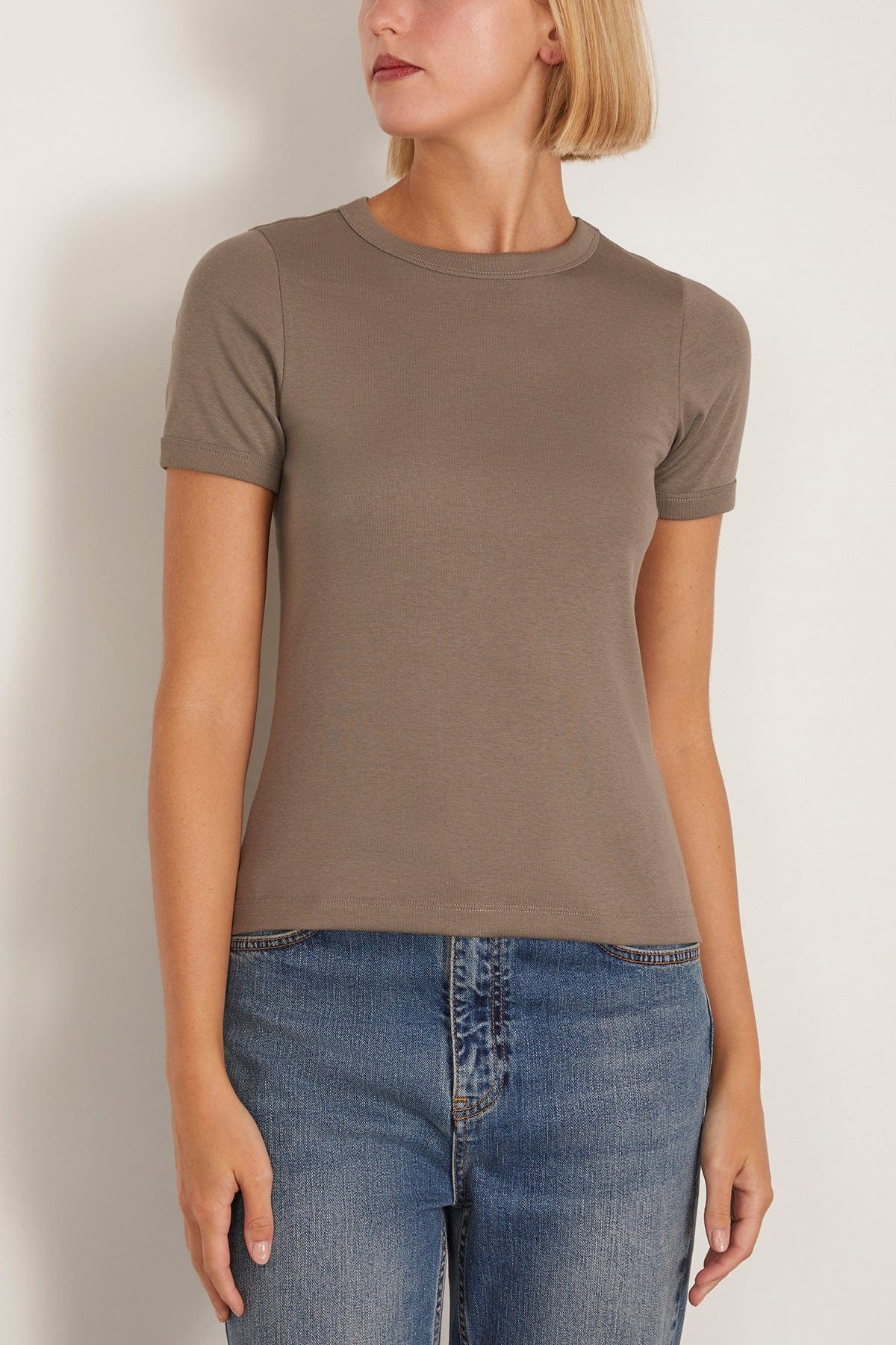 Car Tee in Mushroom - 3
