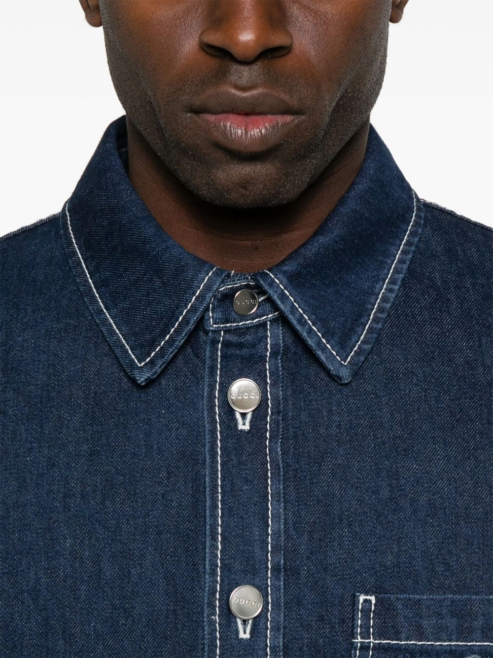 Gucci Men Denim Shirt - 5