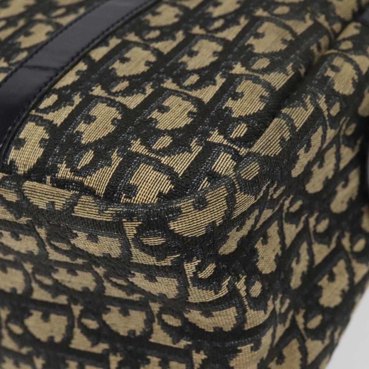 DIOR Trotter Canvas Hand Bag Navy - 12