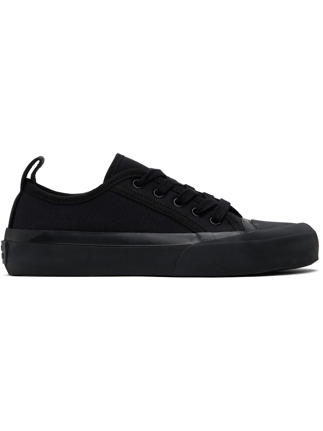 Navy Byrd Canvas Sneakers - 1