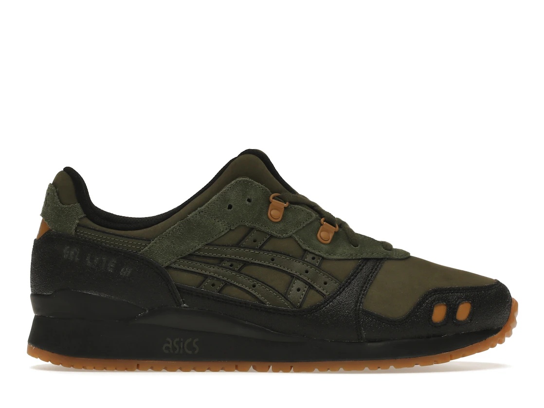 ASICS Gel-Lyte III Olive Canvas Black - 1