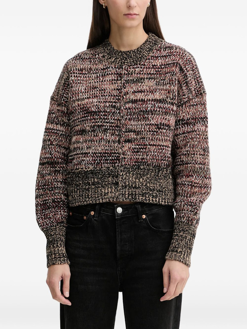 Saima crew-neck long-sleeve sweater 1