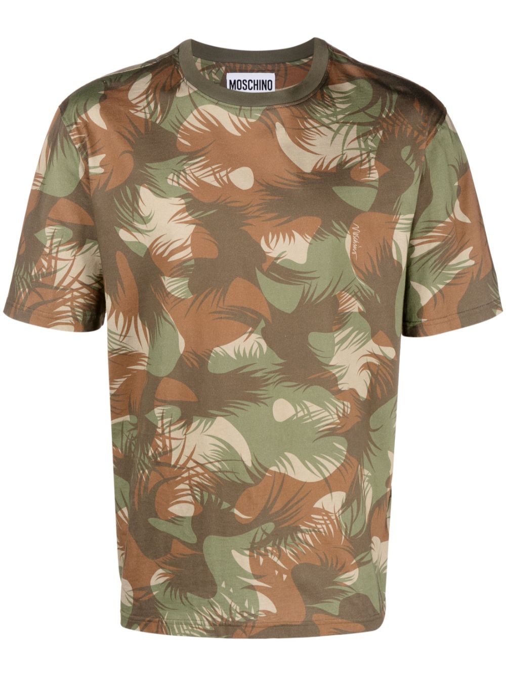 camouflage-print cotton T-Shirt - 1