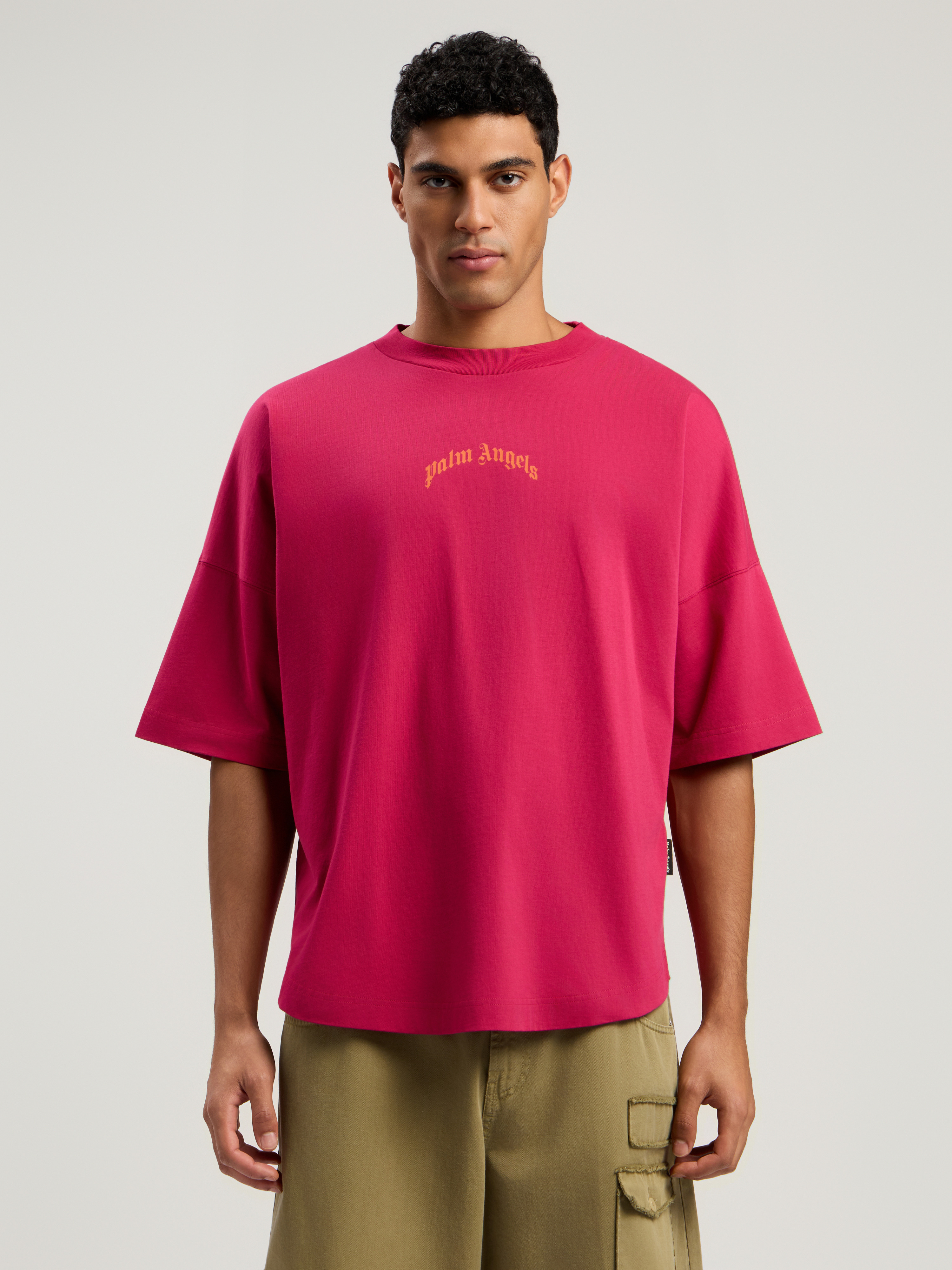 Back Curved Logo Over T-Shirt - 3