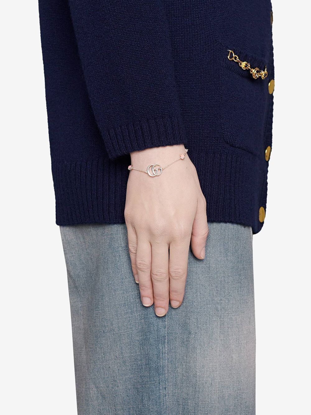 Double G flower bracelet - 2