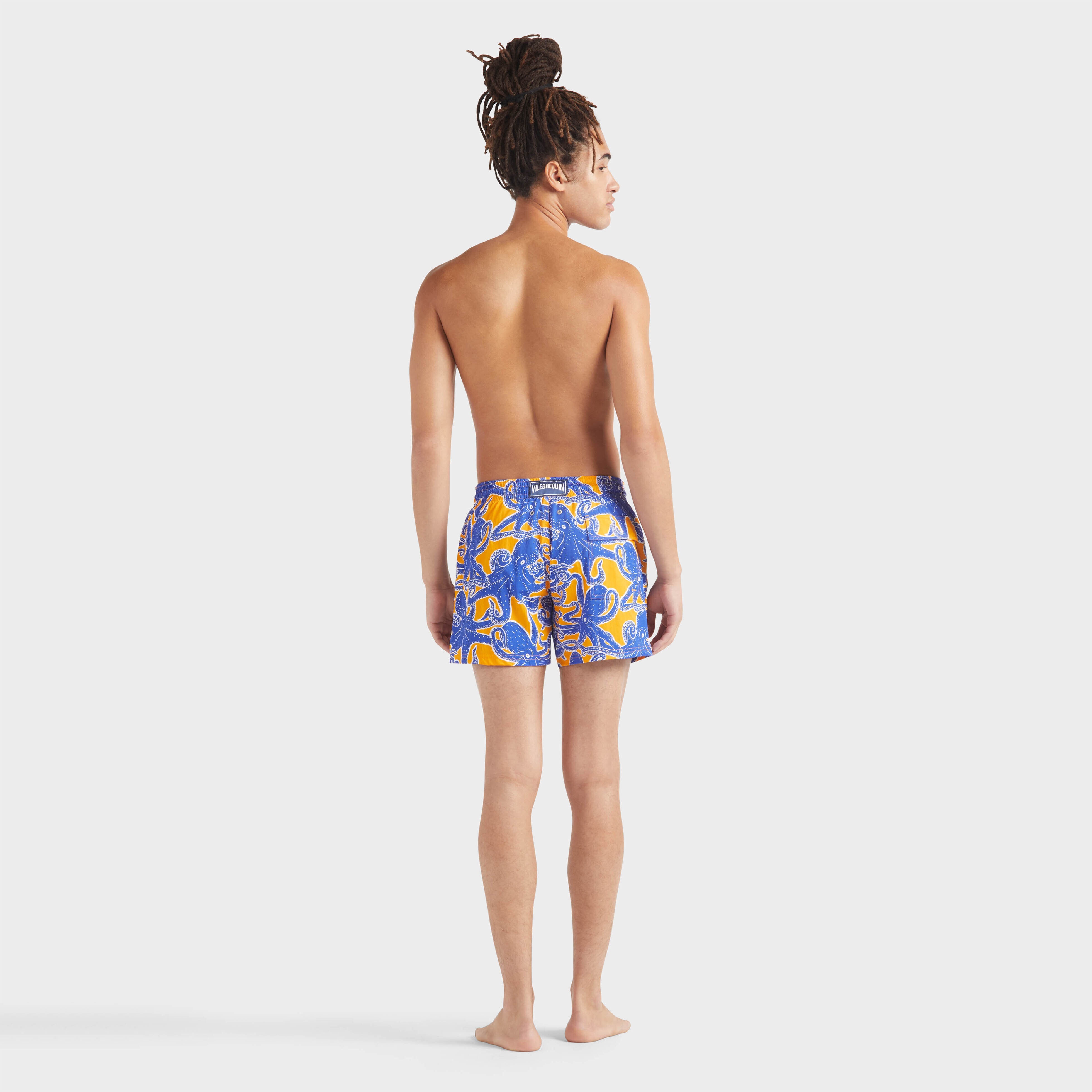 Men Stretch Short Swim Trunks Poulpes - 4