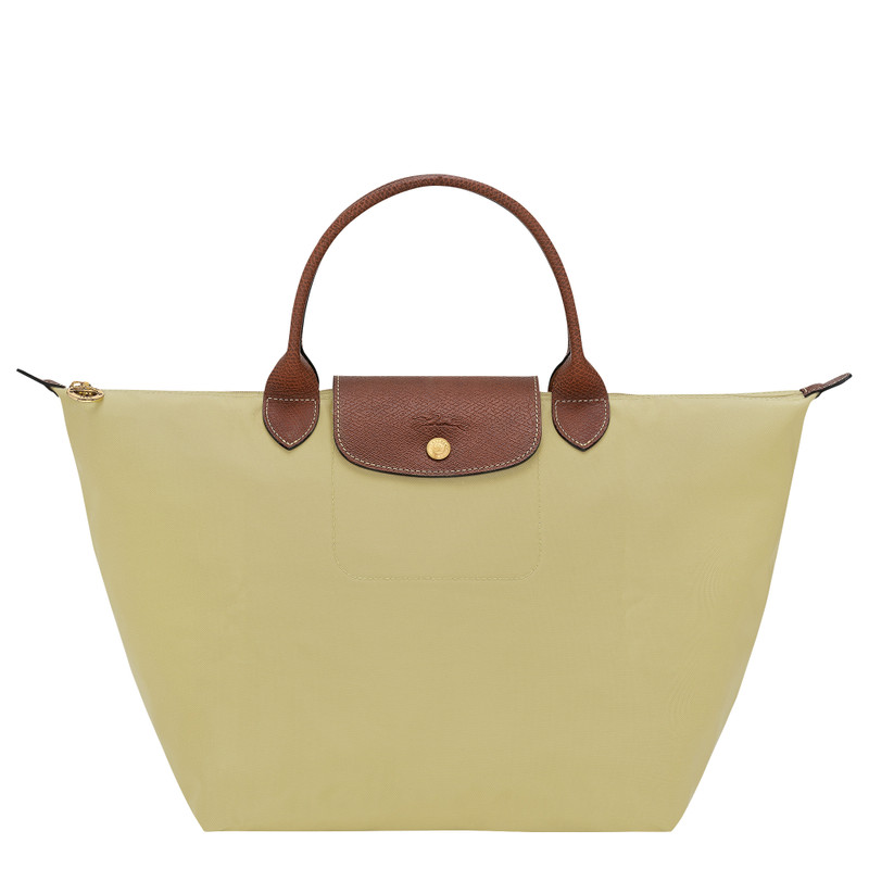 Le Pliage Original M Handbag Pistachio - Recycled canvas 1