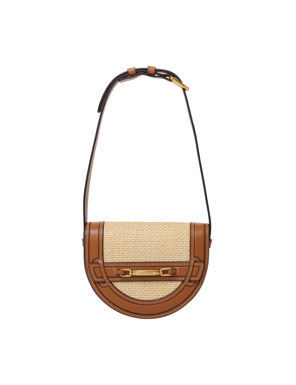 バッグ RAFFIA LEATHER FLAP MINI RAFFIA LEATHER FLAP BAG MINI BLACK ラフィアレザー フラップ