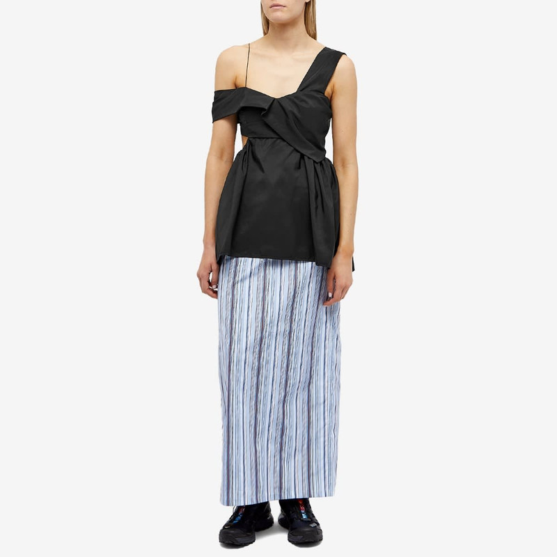 CECILIE BAHNSEN Cecilie Bahnsen Sally Sun Recycled Faille Top outlook