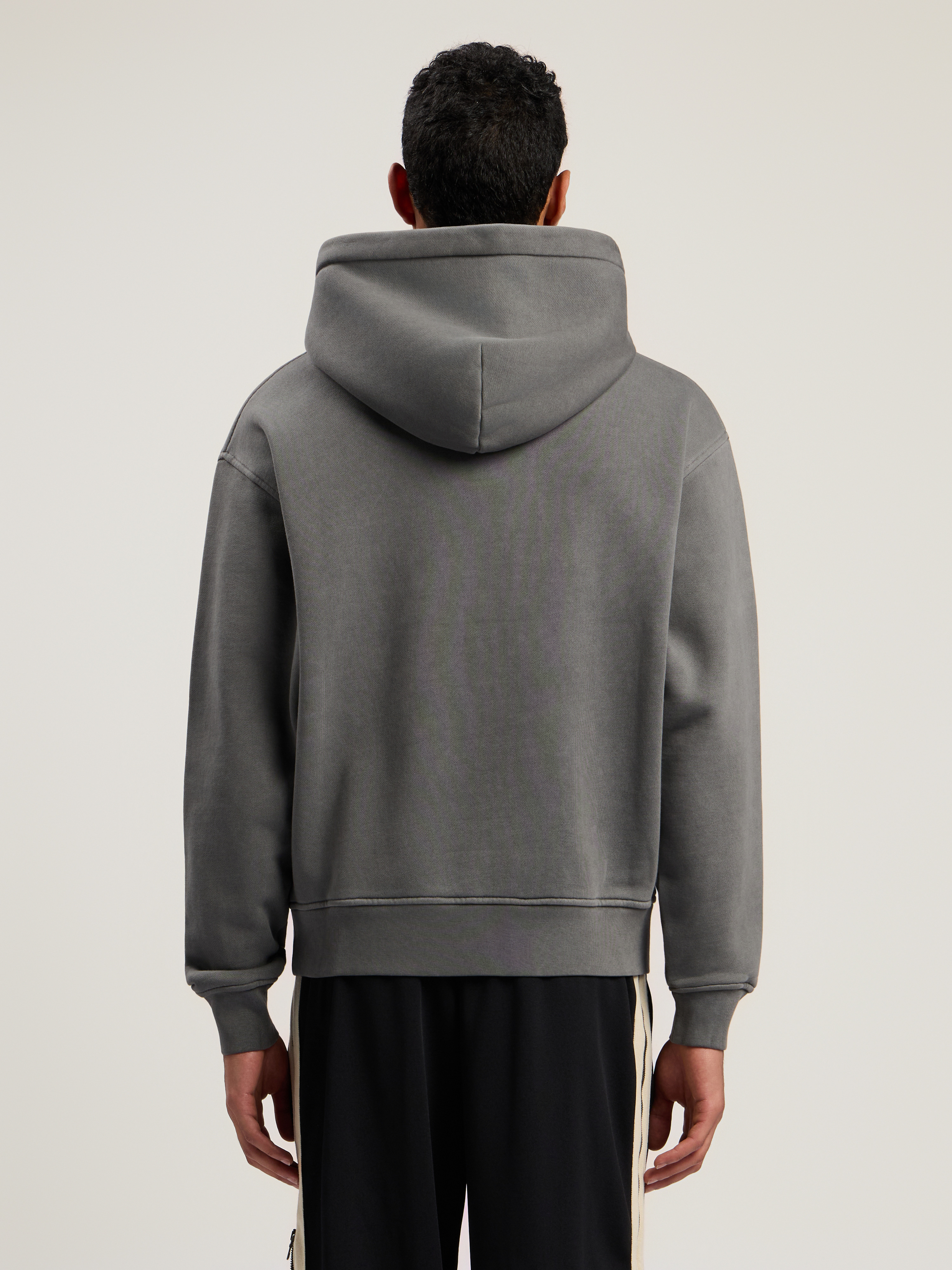 Neck Logo Regular Hoodie - 5