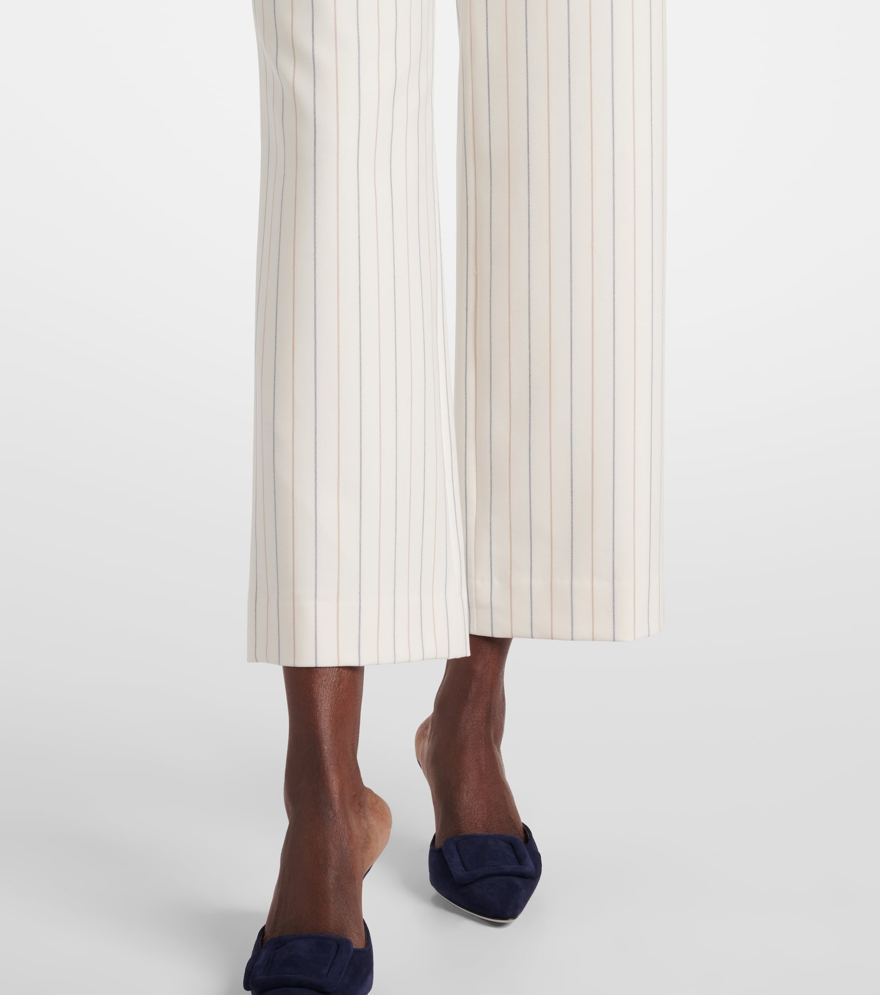 Brixton striped wide-leg pants - 5