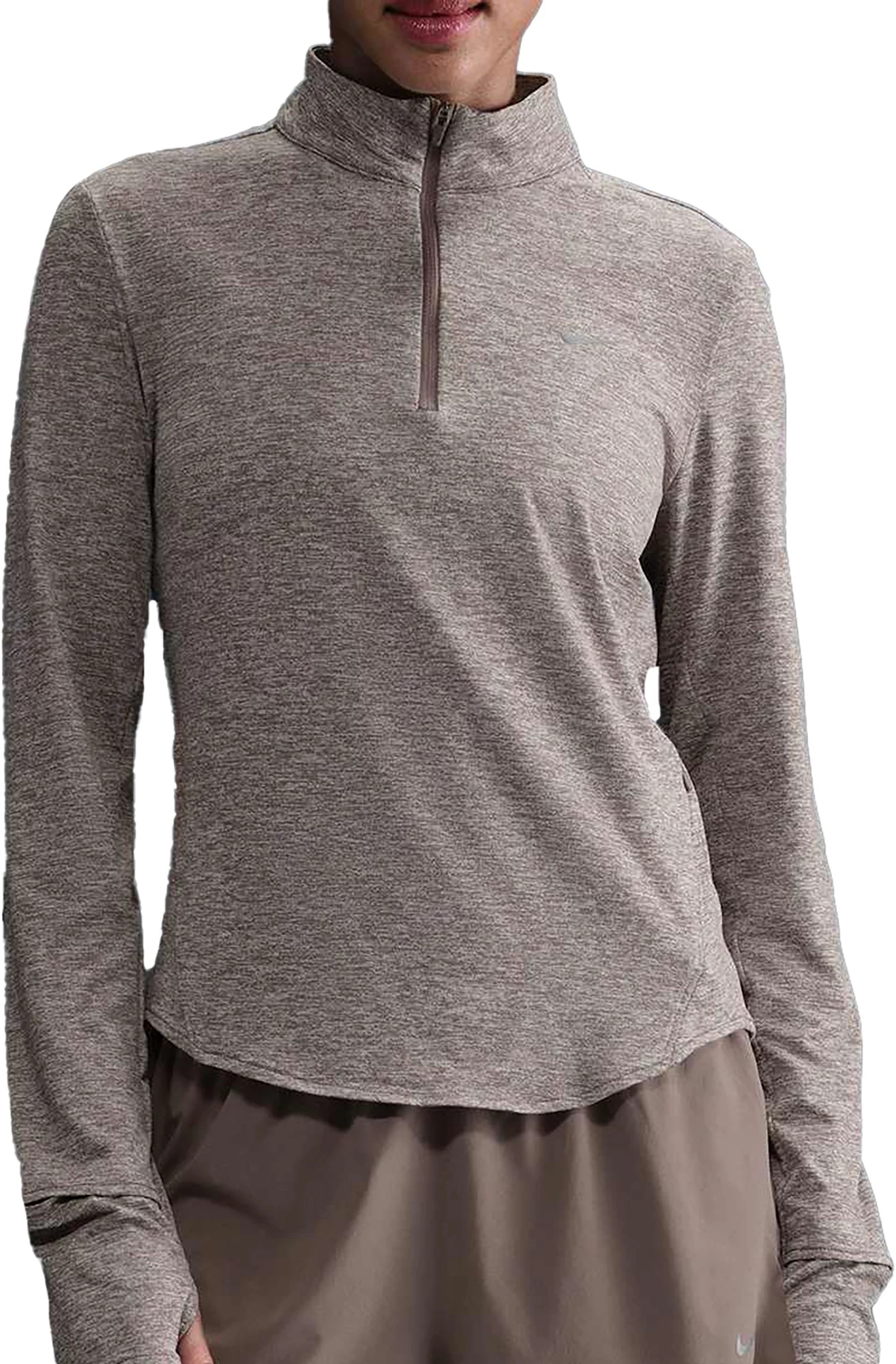 Nike Women's Swift Dri-FIT UV 1/4-Zip Running Pullover - 1