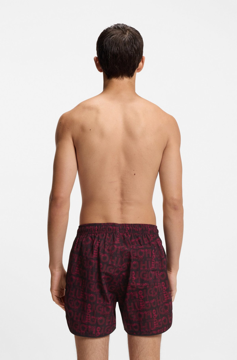 HUGO SWIM SHORTS WITH ALL-OVER PRINT outlook