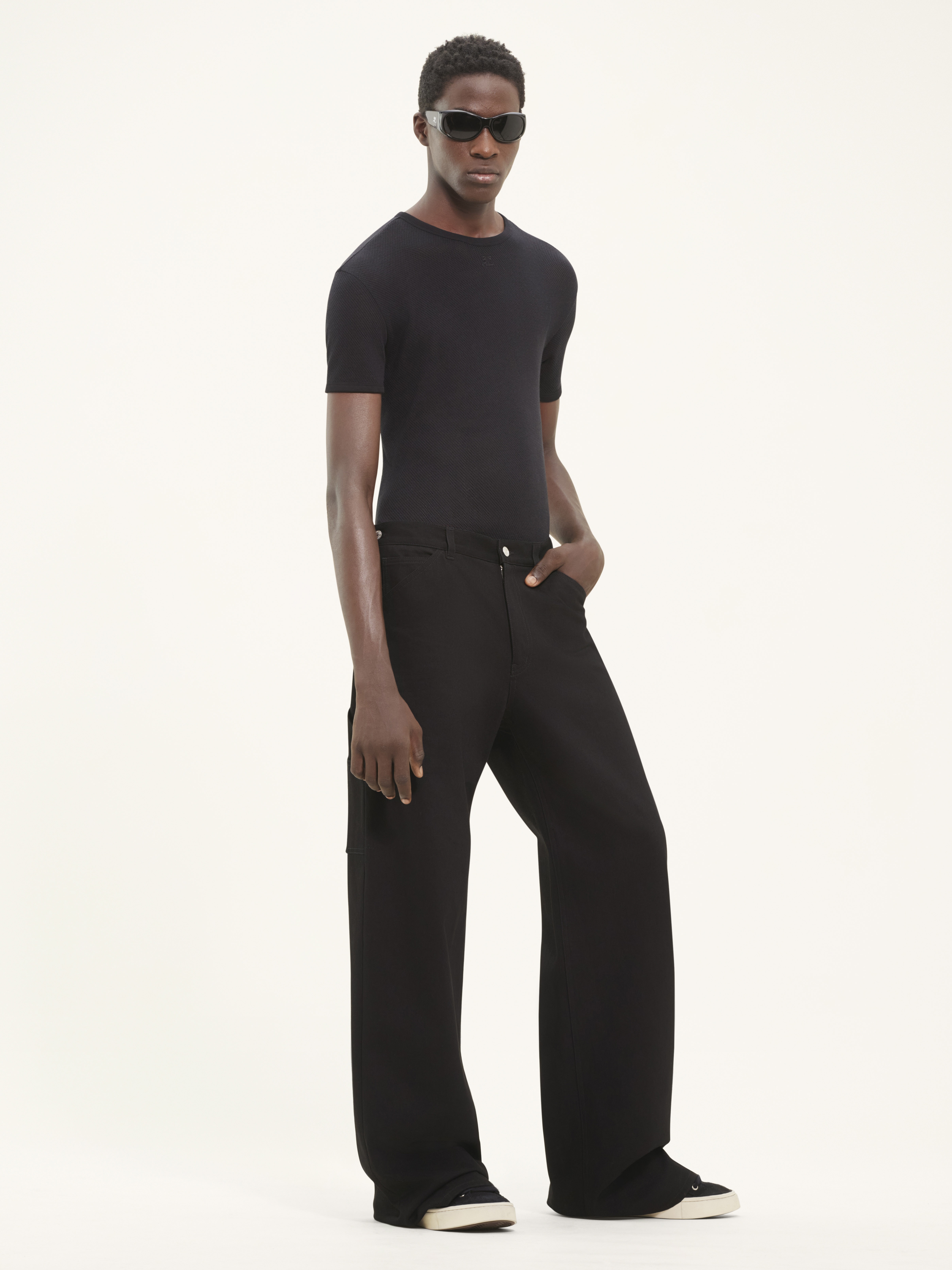 SAILOR DENIM BAGGY PANTS - 3