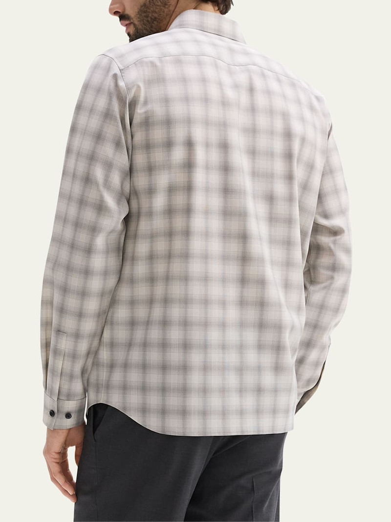 Theory Men's Irving Check Sport Shirt outlook