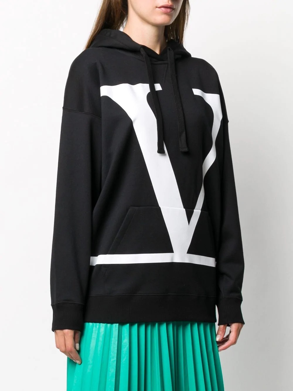 VLOGO drawstring hoodie - 4