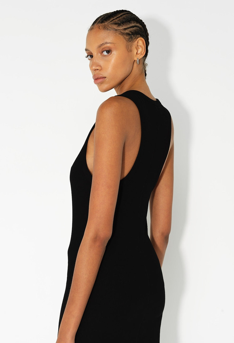 GEMINI RIB RACERBACK DRESS 4