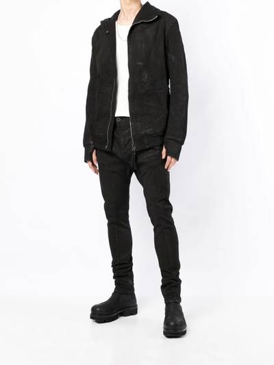 Boris Bidjan Saberi high-waist tapered trousers outlook