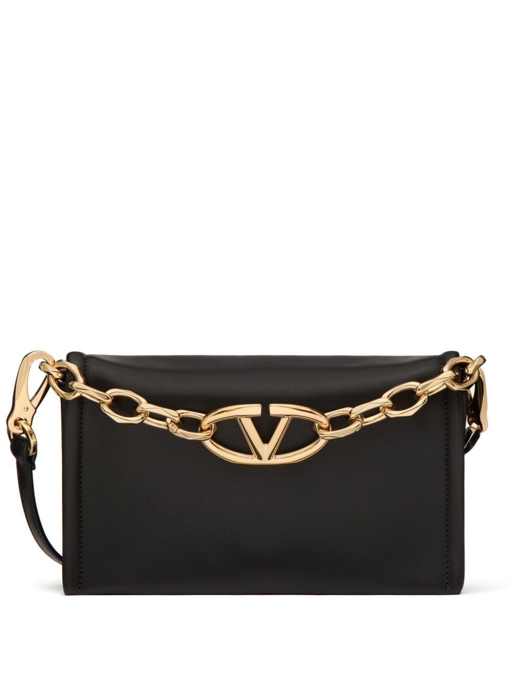 VLogo chain shoulder bag - 1