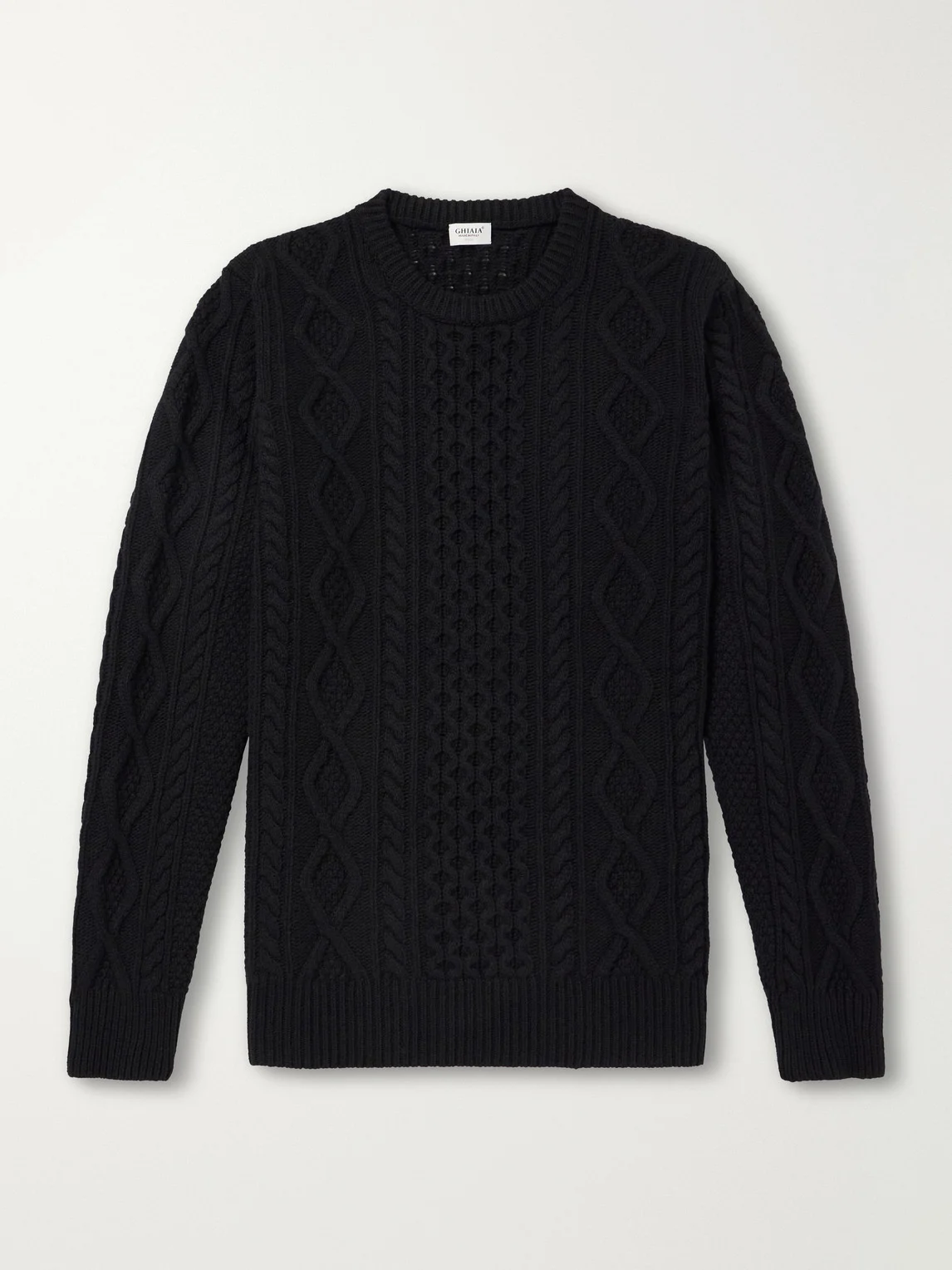 Pescatore Cable-Knit Wool Sweater - 1