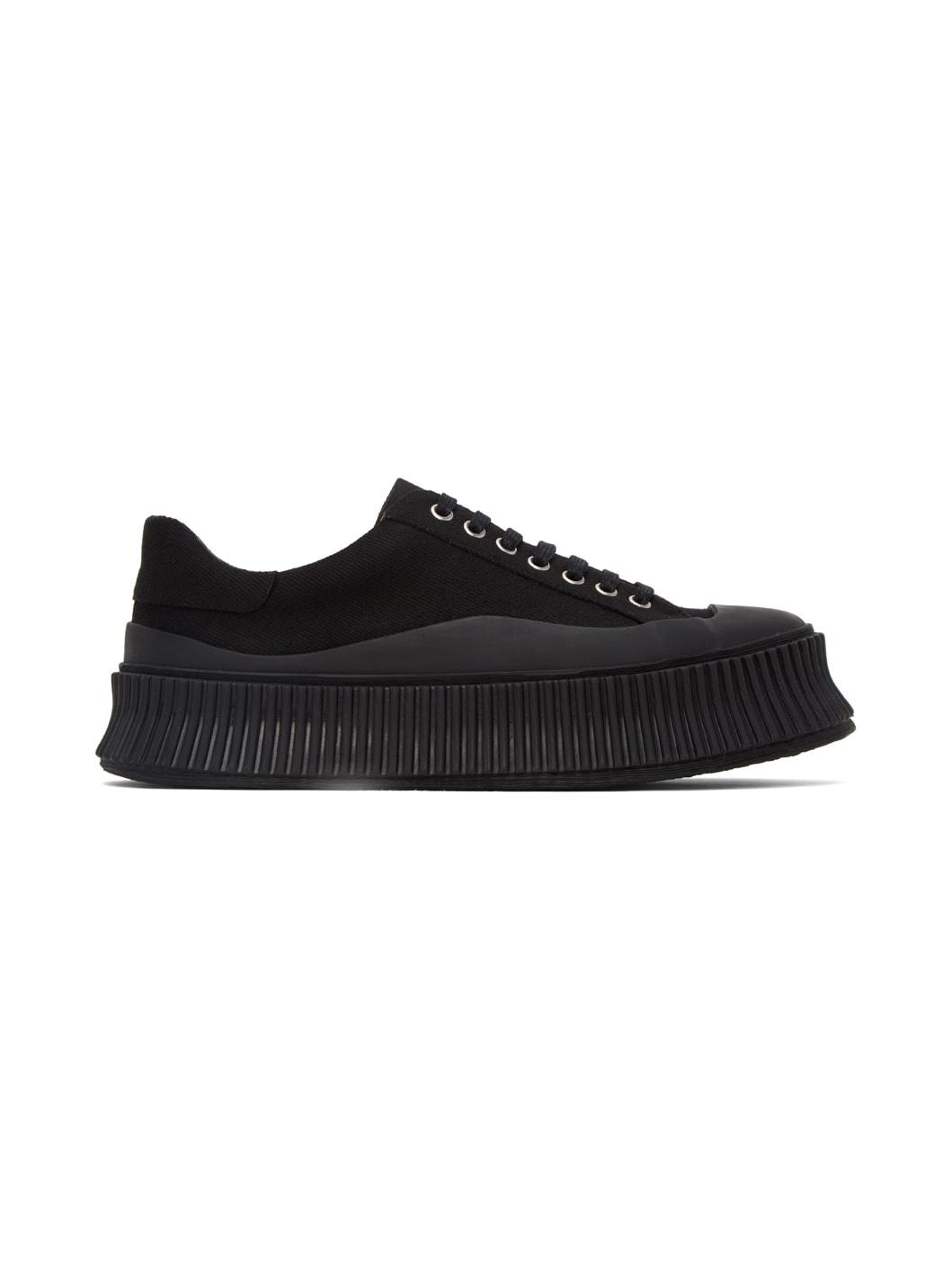 Black Platform Sneakers - 1