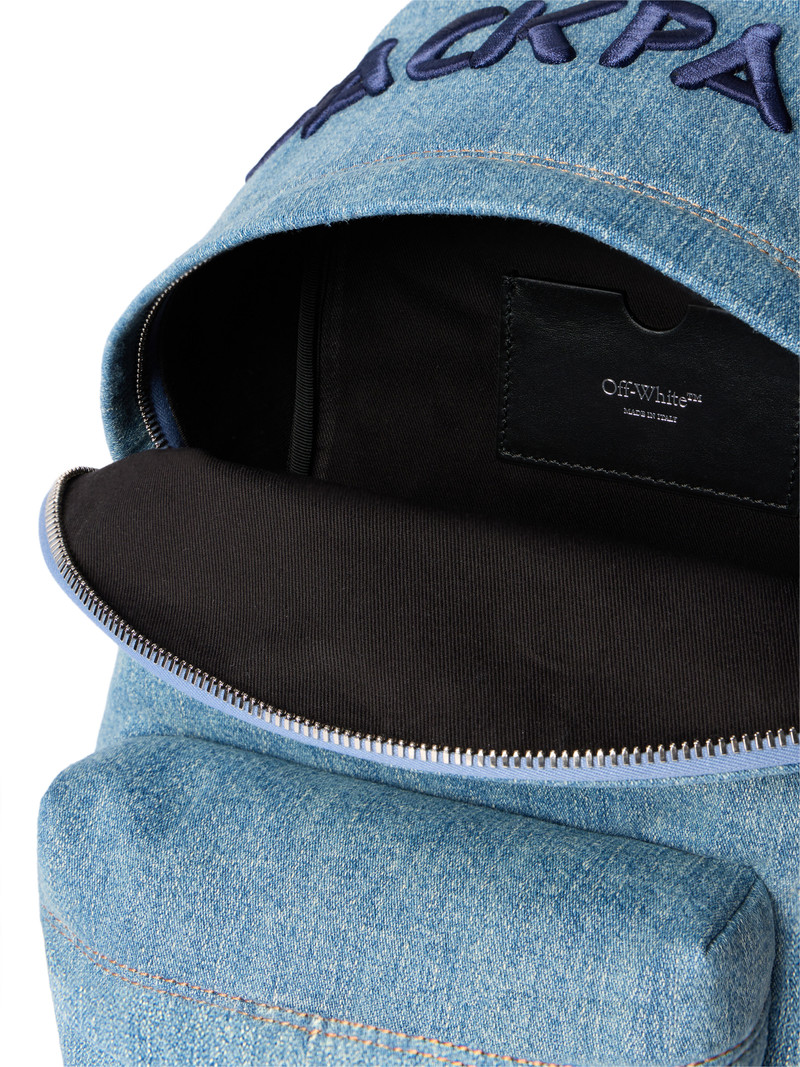 Jitney Backpack Quote Denim 7