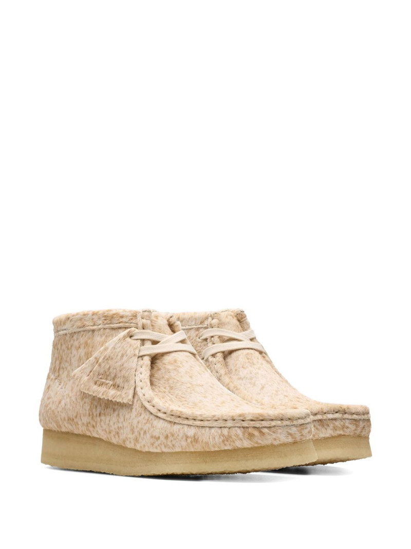 Clarks Originals Wallabee "Speckled Hair On" derby shoes outlook