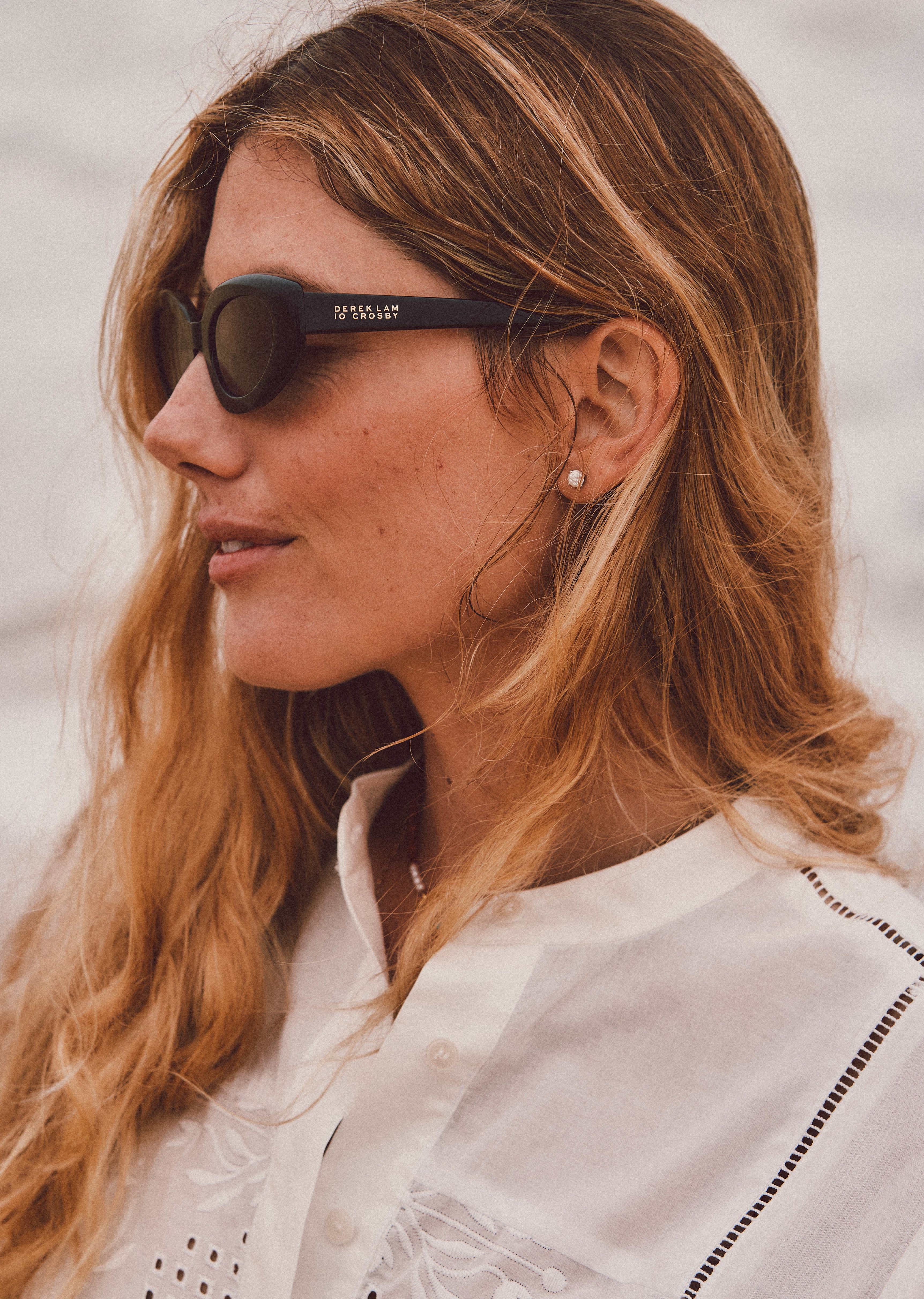 VESPER NARROW CAT EYE SUNGLASSES - 2