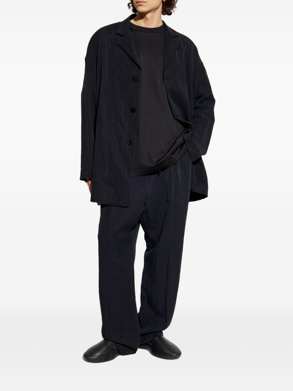 pleated-front drawstring trousers - 2