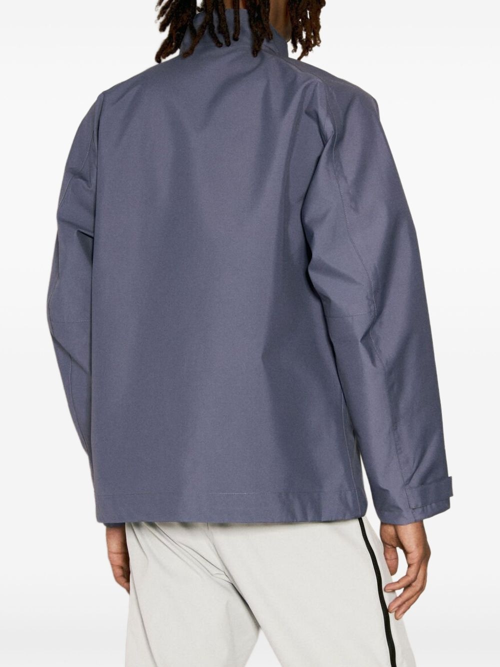 logo-embroidered jacket - 4