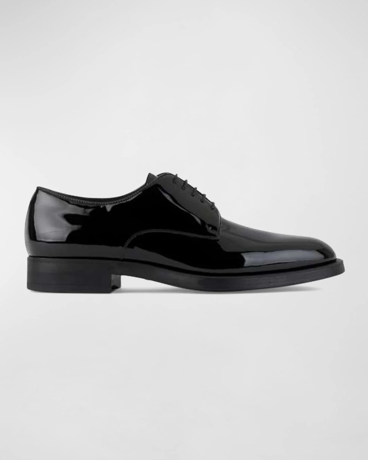 Men's Patent Leather Derby Shoes - 1
