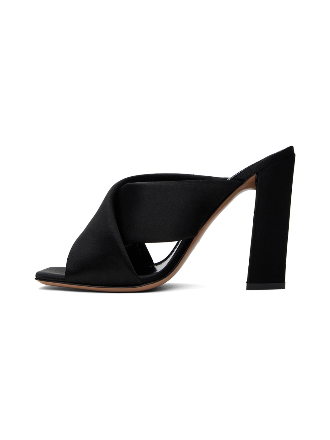 Black Dafne Heeled Sandals - 3