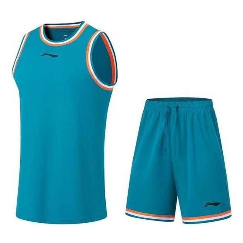 Li-Ning 농구 경쟁 세트 'Tidal Blue'AATT001-14 - 1