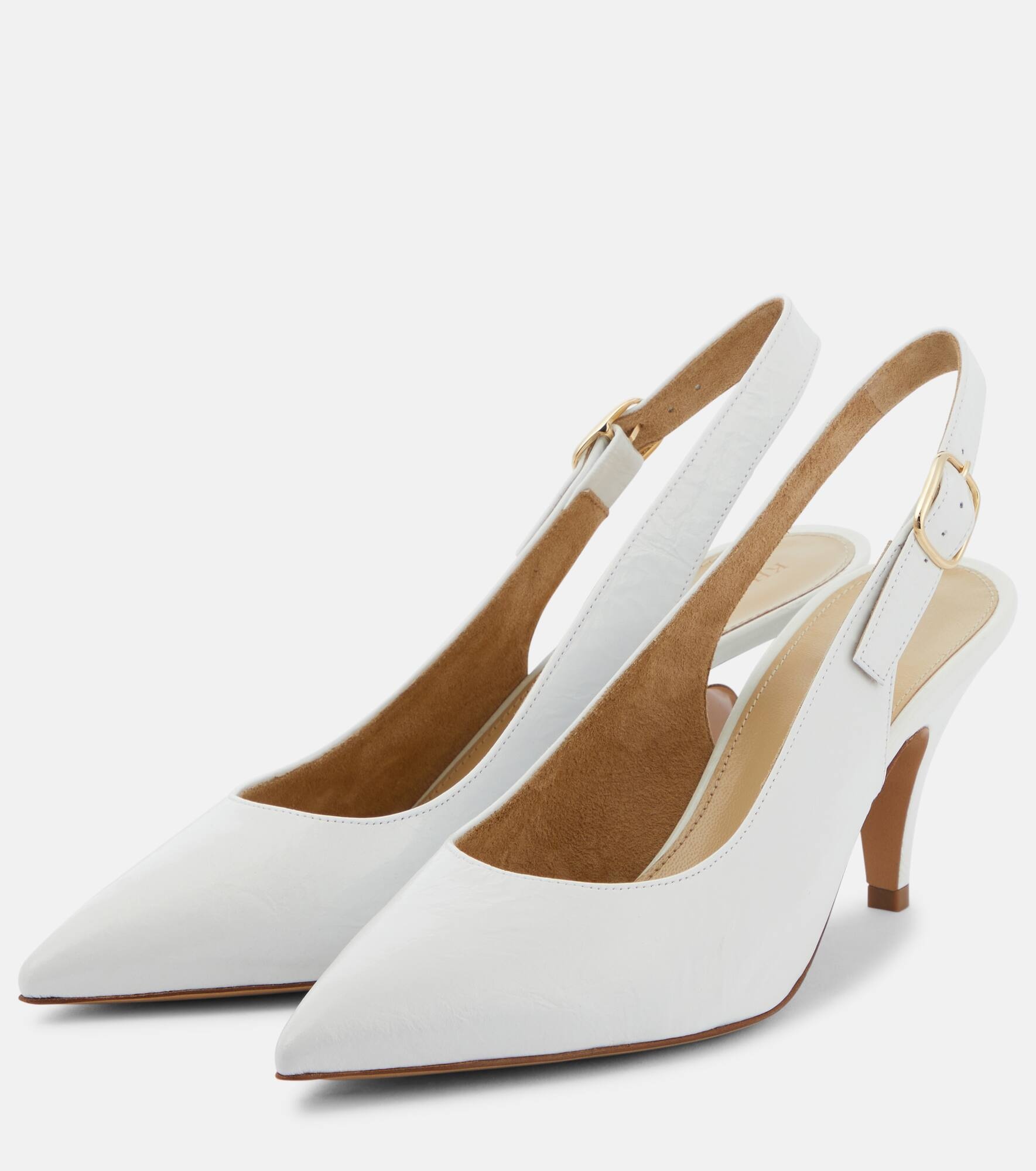 River leather slingback pumps - 5