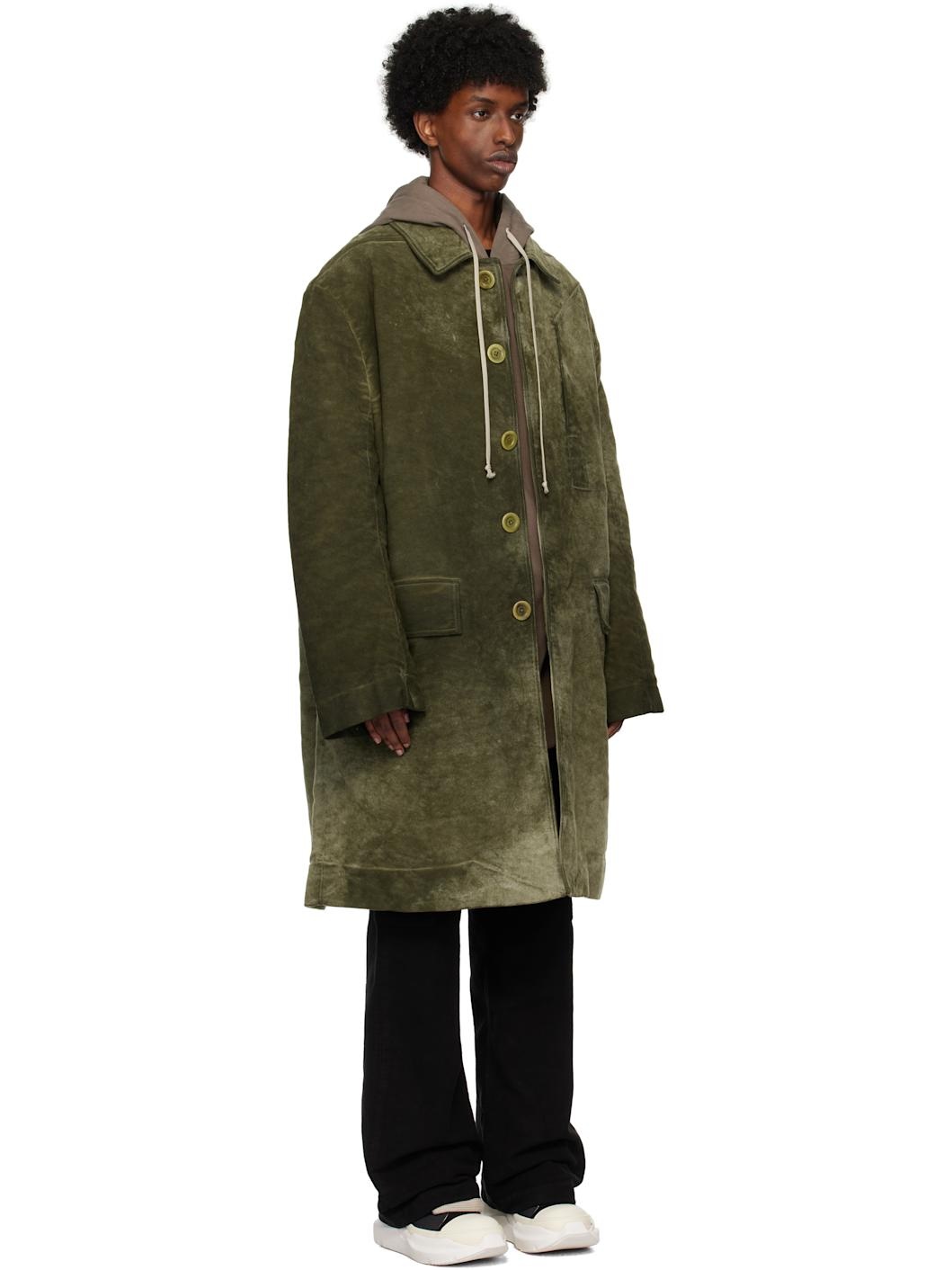 Khaki Porterville Jumbo Mac Coat - 2