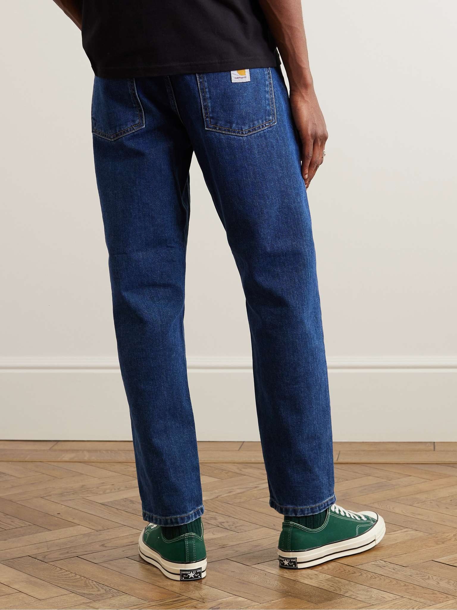 Newel Tapered Logo-Appliquéd Jeans - 4