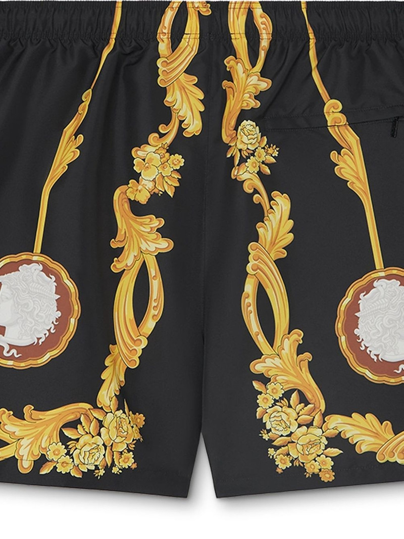 VERSACE Barocco-print swim shorts outlook