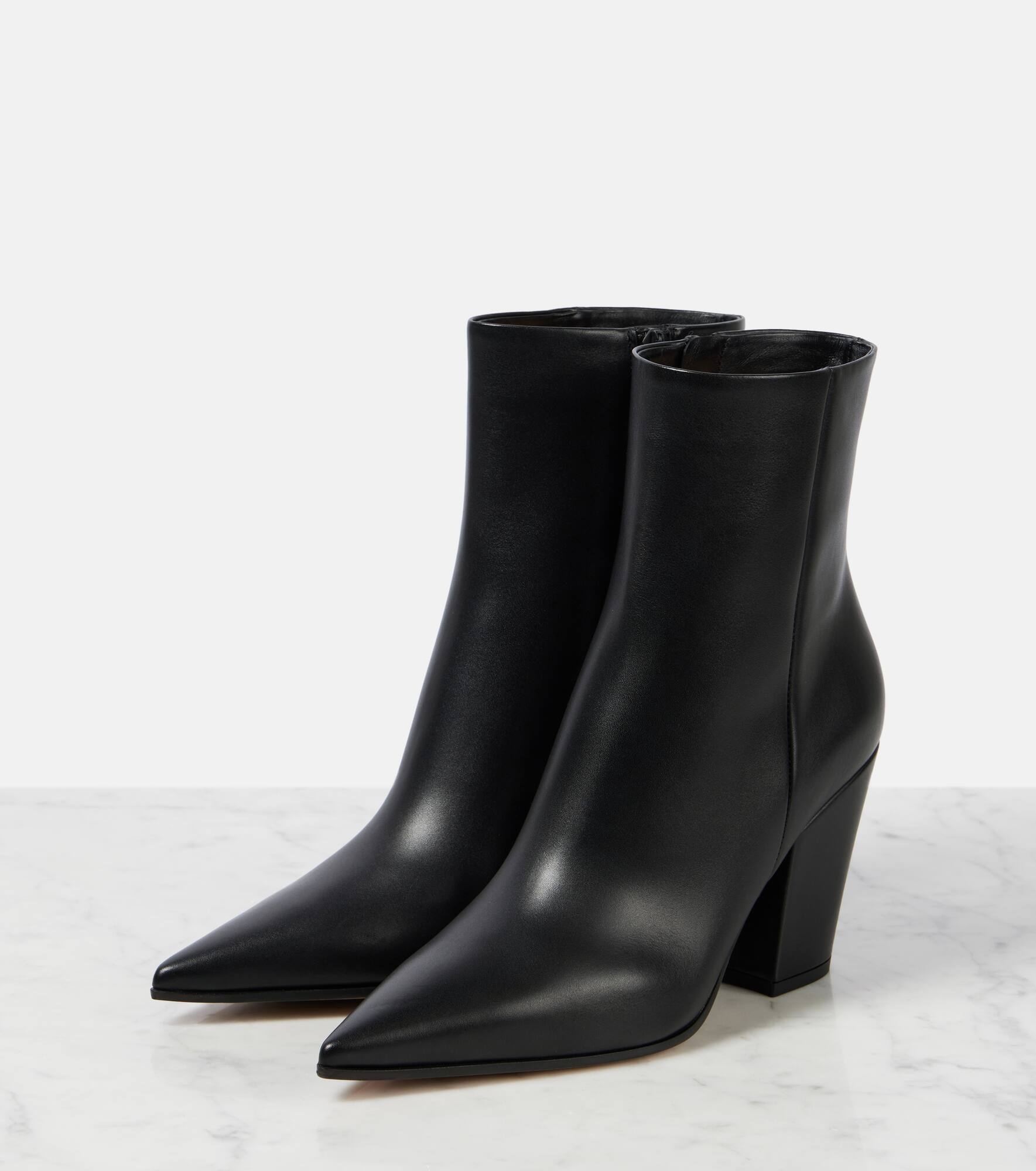 Keinna 85 leather ankle boots - 4