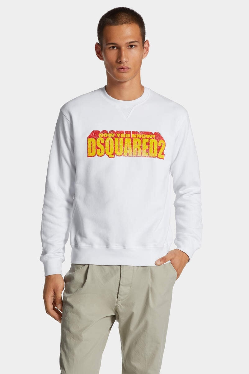 WASH COOL FIT CREWNECK 3D LOGO SWEATSHIRT 3