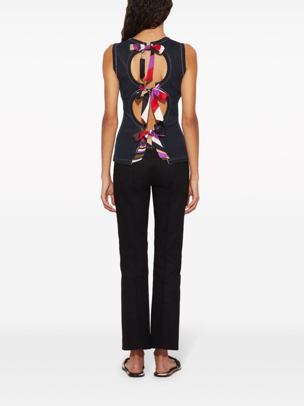 Marmo-print tank top - 4