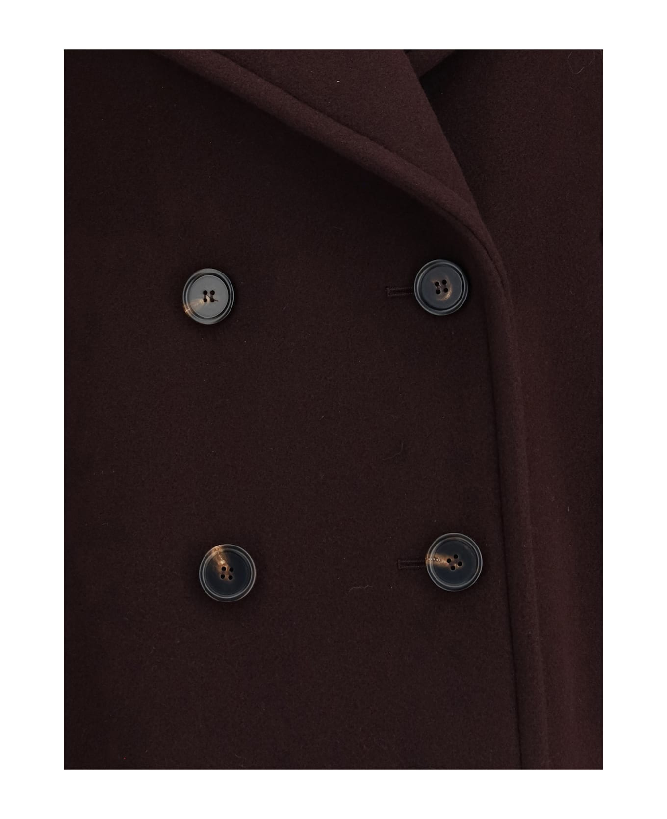 Oversized Double-breasted Coat - 3
