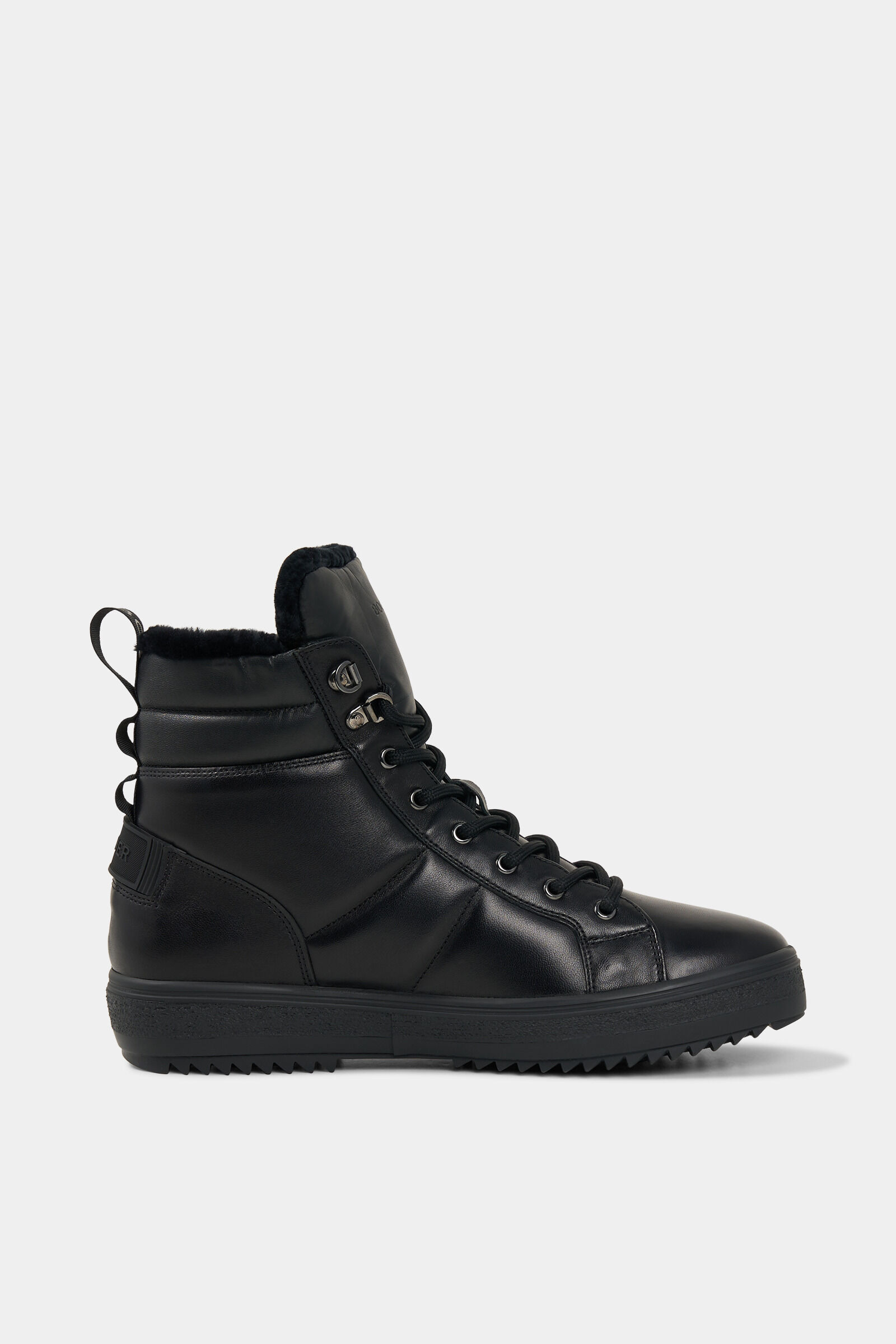 Mid Boots Anchorage with spikes in Black - 2