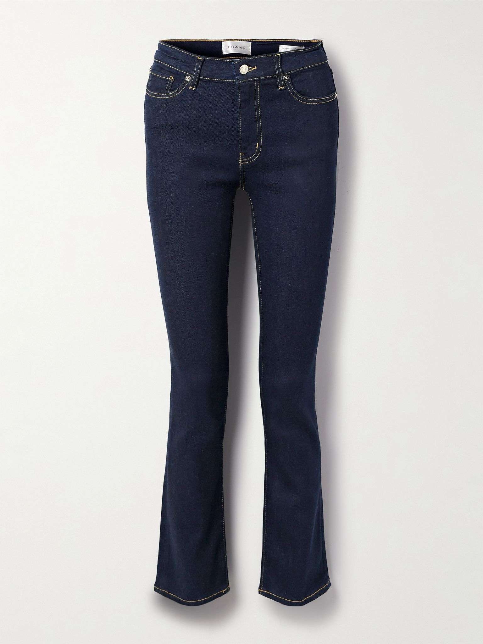 Le High high-rise slim-leg jeans Dark denim - 1