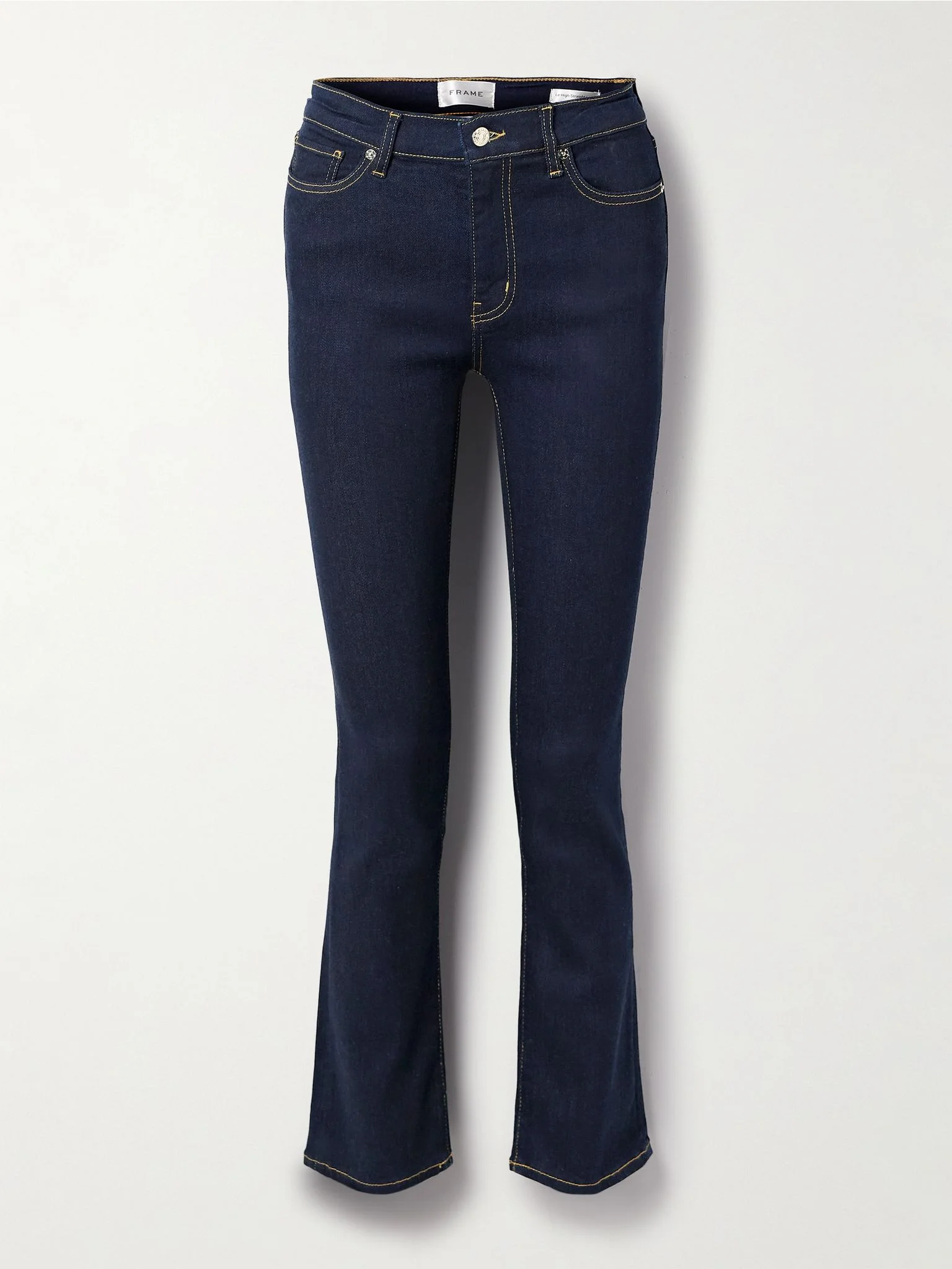 Le High high-rise slim-leg jeans Dark denim - 1