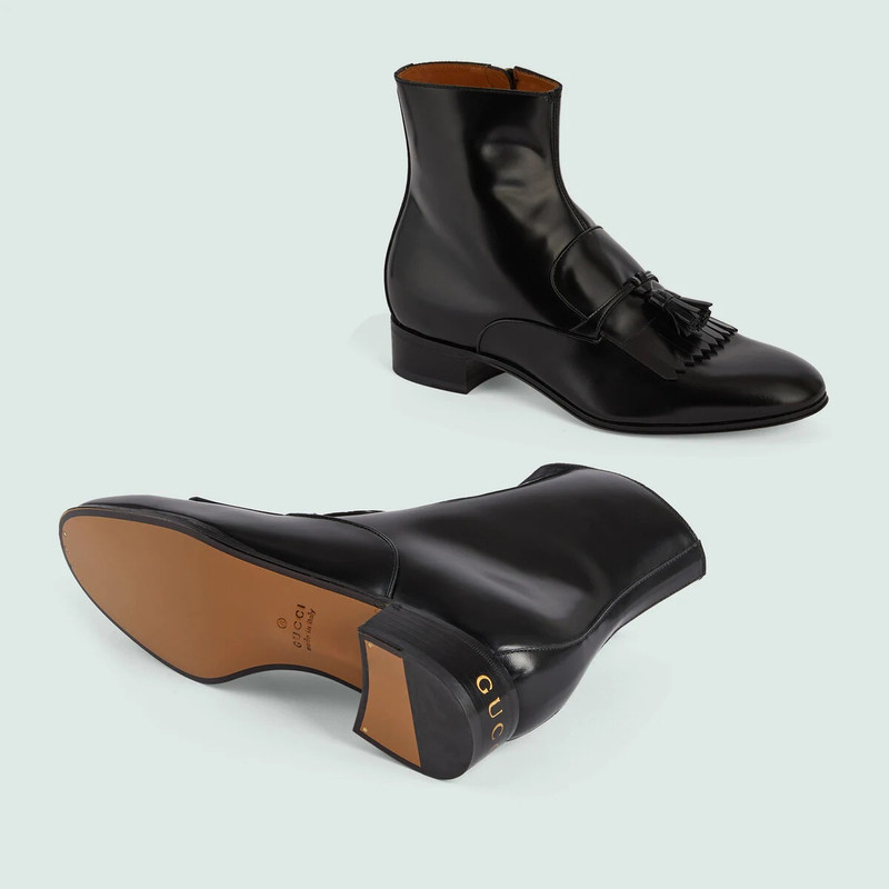 Men's boot with tassel 6